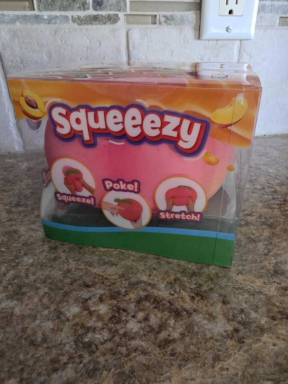 Jumbo Viral Squeezy Peach Squishy Toy 🍑 Slow Rise Sensory Fidget Stress Toy